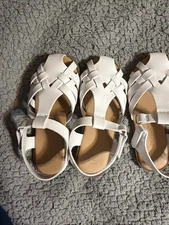 2 Pairs Girls Cat & Jack Sandals Size 10