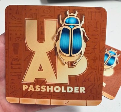 Universal Studios UOAP Passholder Revenge Of The Mummy Magnet (Aftermarket!)