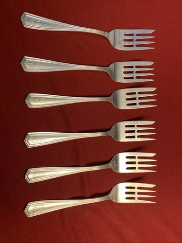 Sterling Silver Silverware Brandon By International Silver 6 Forks