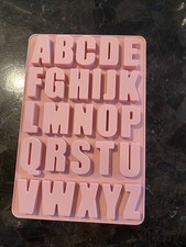 Silicone Alphabet Letter Mold A to Z Resin Soap Candle Fondant Craft Tray