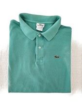 Mens Lacoste Pique Polo Shirt 3XL Size 8 Cotton Short Sleeve EUC