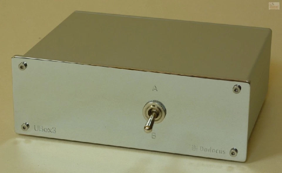 U BOX 3 - Lautsprecher / Verstärker Umschalter - WBT-708 - silber - Dodocus - Bild 4 von 4