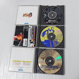 NEO GEO CD Console CD-T01 SNK Japanese console #0130331 with box 3 games Japan