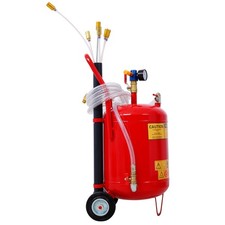 Moible 24l 6 Gallon Air Pneumatic Fluid Evacuator Oil Extractor Drain Tank Pro Moible 24l 6 Gallon Air Pneumatic Fluid Evacuator Oil Extractor Drain Tank Pro