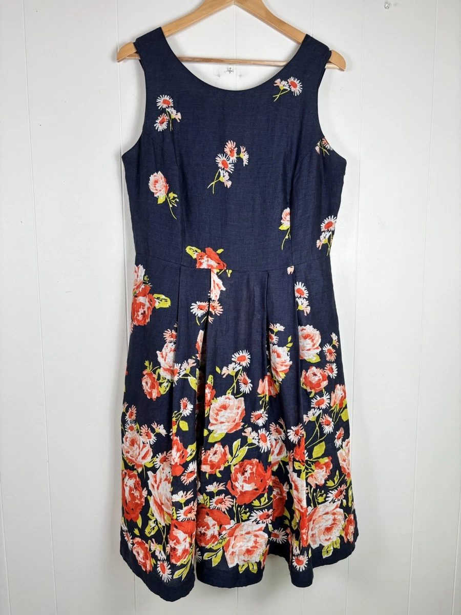 chinese dress ladies Linen Swing Dress