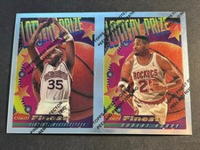 Box 30: Topps Finest Lottery Prize UNCUT PANEL Weatherspoon Robert Horry