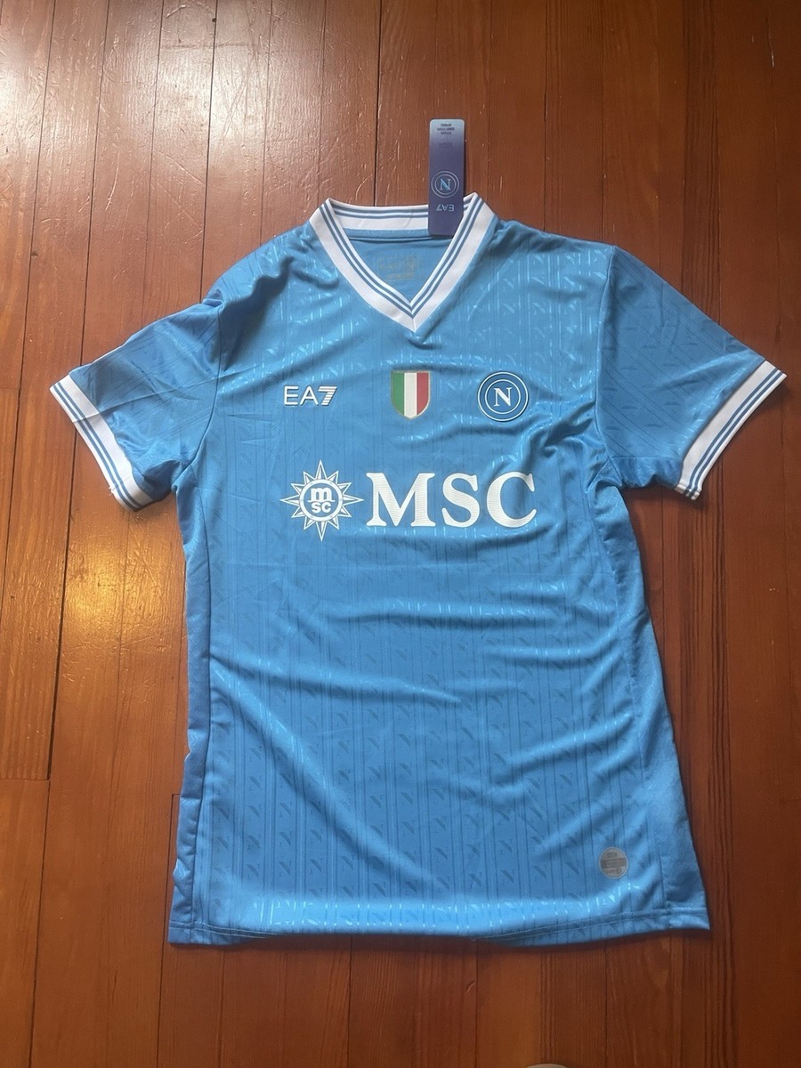 SSC Napoli EA7 ユニフォーム DE BRUYNE 11 Kevin de Bruyne #11 SSC Napoli Men's Home Blue Soccer Jersey 2025
