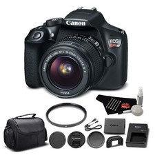 Canon EOS Rebel T6 Digital SLR Camera Bundle with EF-S 18-55mm f/3.5-5.6 IS...