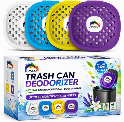 Trash Can Deodorizer & Odor Eliminator 4 in 1   Garbage Can Deodorizer, Activate