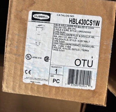 Hubbell HBL430CS1W