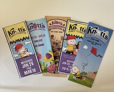 Knotts Boysenberry Festival & Peanuts Celebration Brochure Maps Guides 2018 2019