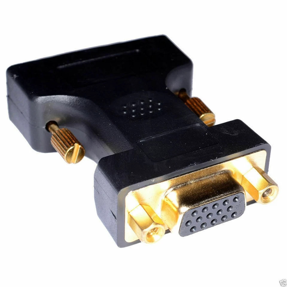 DVI-A 24 + 5 Pin Male Plug to 15 Pin SVGA Female Converter Adapter [006638] - Image 3 of 4