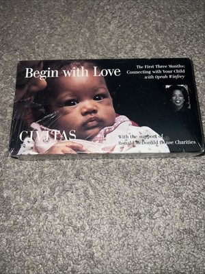 Begin With Love First 3 Mos Connecting With Your Child VHS Tape Oprah Winfrey