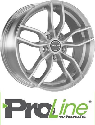4x ProLine ZX100 8X20 5/108 ET38 Artic Silver