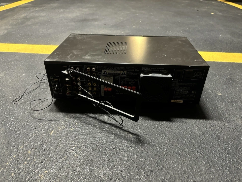 Technics AV CONTROL STEREO RECEIVER SA-AX540 Tested Fully Functional - Image 3 of 4