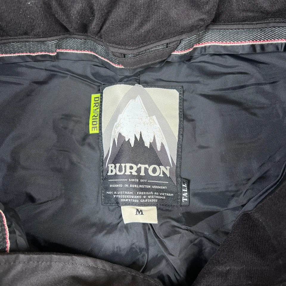 Pantalones Burton DryRide Para Hombre M Alto (32x34) Negros Snowboard Esquí Forrados Carga Ventilados Foto 3 de 4