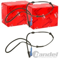 2X TRW ABS-SENSOR Raddrehzahl Vorne Passend FÜR CitroËN C2 C3 Peugeot 1007
