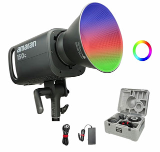 amaran 150c LED Dauerlicht RGB Studioleuchte tragbar mit Koffer Netzteil Kabel