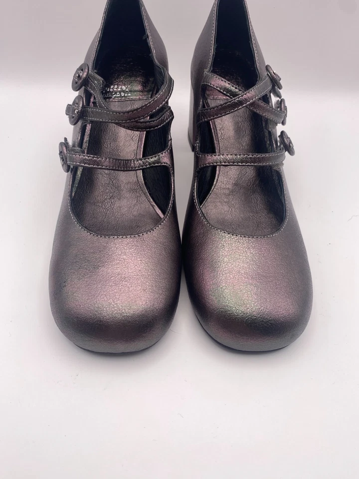 Bomba para mujer Jeffrey Campbell pistola metal Tierz Mary Jane talla 8 Foto 4 de 4