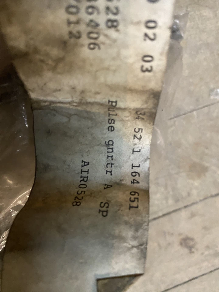 Sensor ABS delantero izquierdo/derecho BMW E46 3 Series M3 1999-2003 OEM NOS 34521164651 Foto 2 de 4