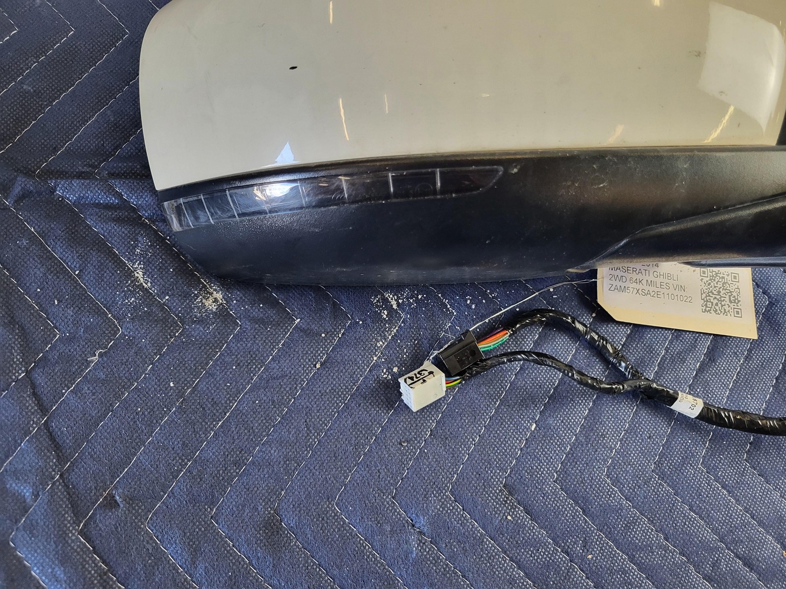Used Oem Maserati Right Passenger Door Rear View Mirror for 2014-2017 Ghibli