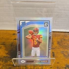 2024 Donruss Optic Jayden Daniels Silver Holo Prism Rated Rookie Card.