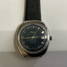 Bulova Vintage Automatic Watch 30J Micro-rotor 39.5mm Used Rare