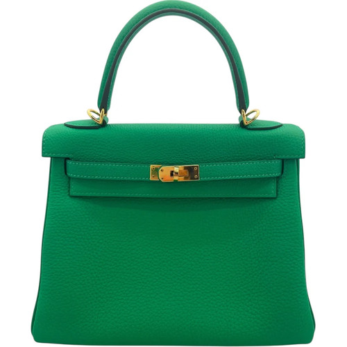 HERMES Kelly 25 Shoulder Bag Z Stamp #OKB321