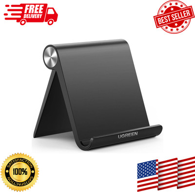 UGREEN Tablet Stand Holder Adjustable Portable & Foldable, Black