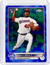 2022 Topps Chrome Sapphire Edition - #43 Josiah Gray (RC)