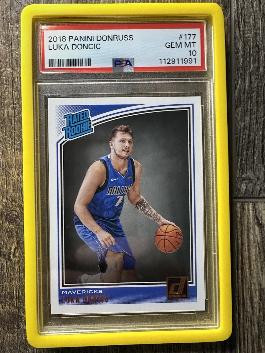 Luka Dončić 10 Graded Basketball Rookie Sports Trading Cards
