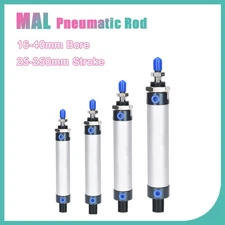 MAL Pneumatic Air Cylinder Single Rod Double acting 16-40mm Bore 25-250mm Stroke