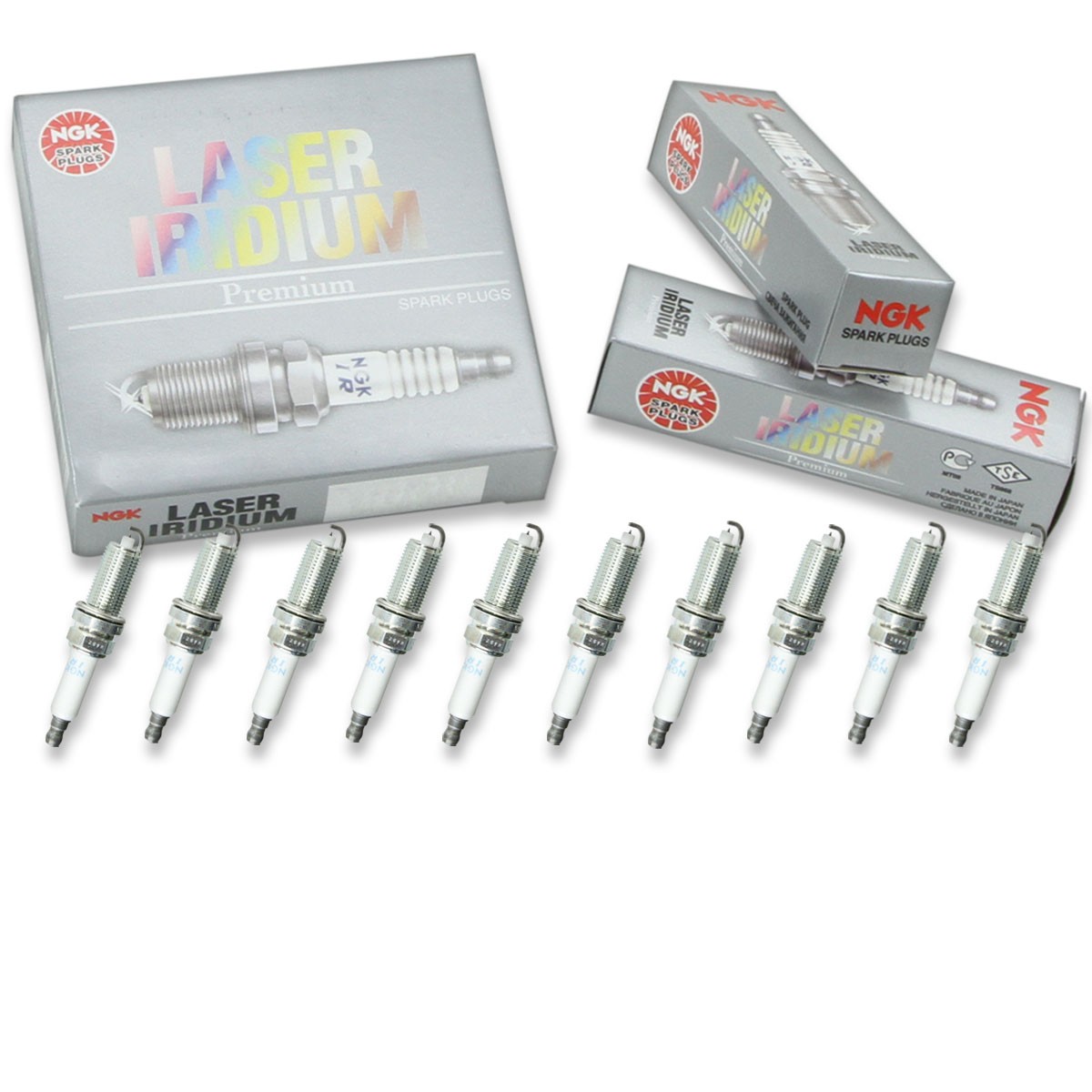 10 pc NGK 1208 ILZFR6D11 Laser Iridium Spark Plugs for XP5325 XP5324 VKH20 gb