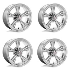 Set 4 15 American Racing Vintage Vn109 Tt O 15x8.5 5x5 -24mm Polished Wheels