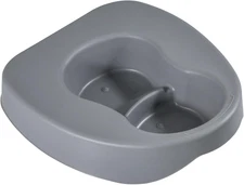 Heavy Duty Large Bariatric Bedpan – Wide Smooth Contoured Stackable Bed Pan - fo