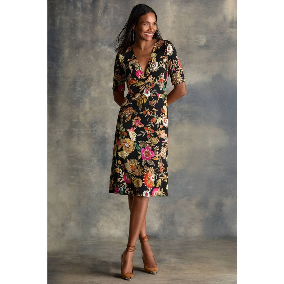 johnny was formal dress Johnny Was Rosali Sequin Dress – Village Vogue main image 0