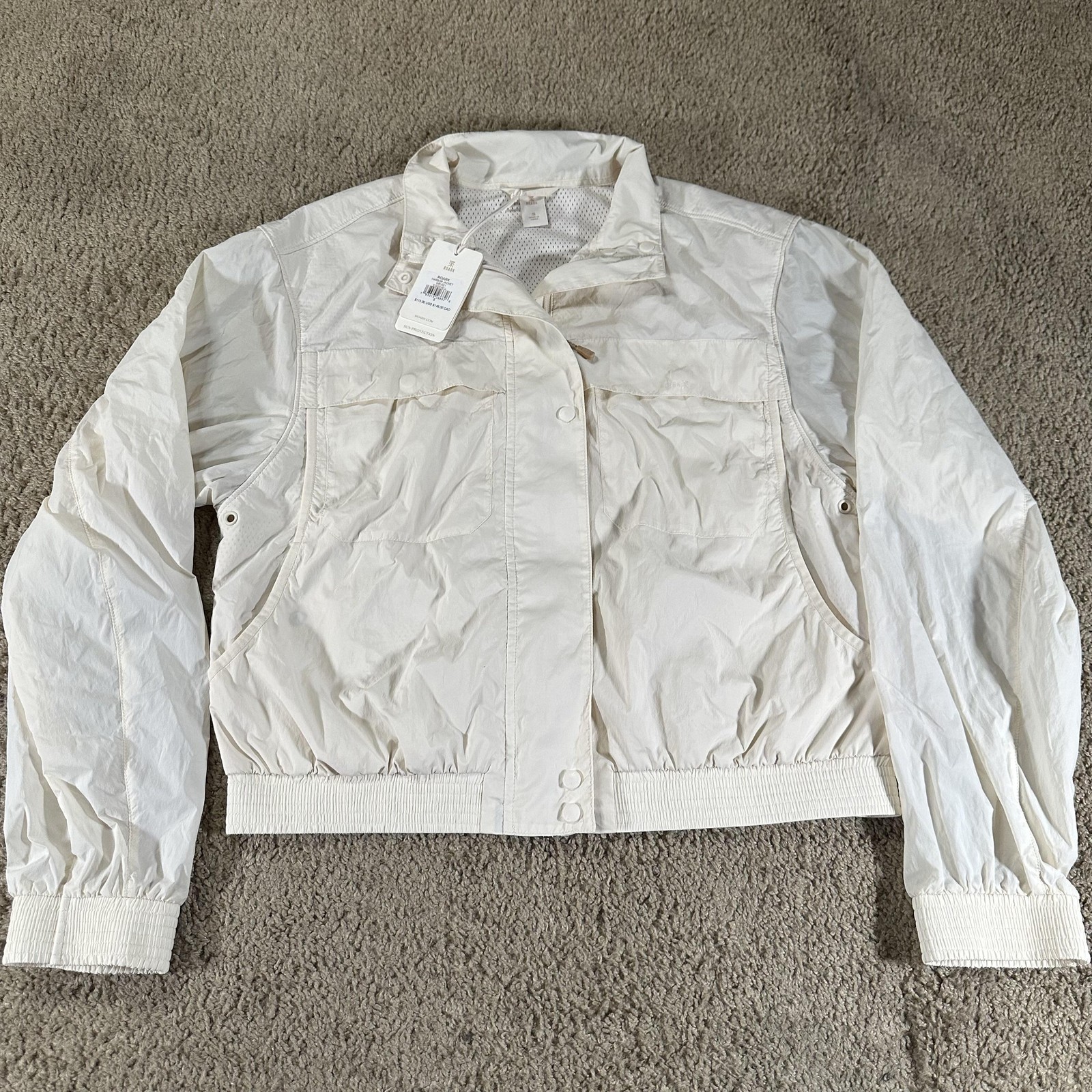 Roark Harbor Jacket Womans Small Eggshell Windbre… - image 1
