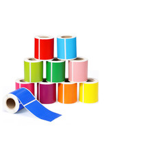 Ctosree 1000 Pcs Colored Moving Labels Stickers Rectangular Waterproof Coded