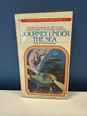 Choose Your Own Adventure Journey Under the Sea 1980 By RA Montgomery
