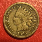 1863 INDIAN HEAD CENT  YOU GRADE  C-2 FREE SHIPPING