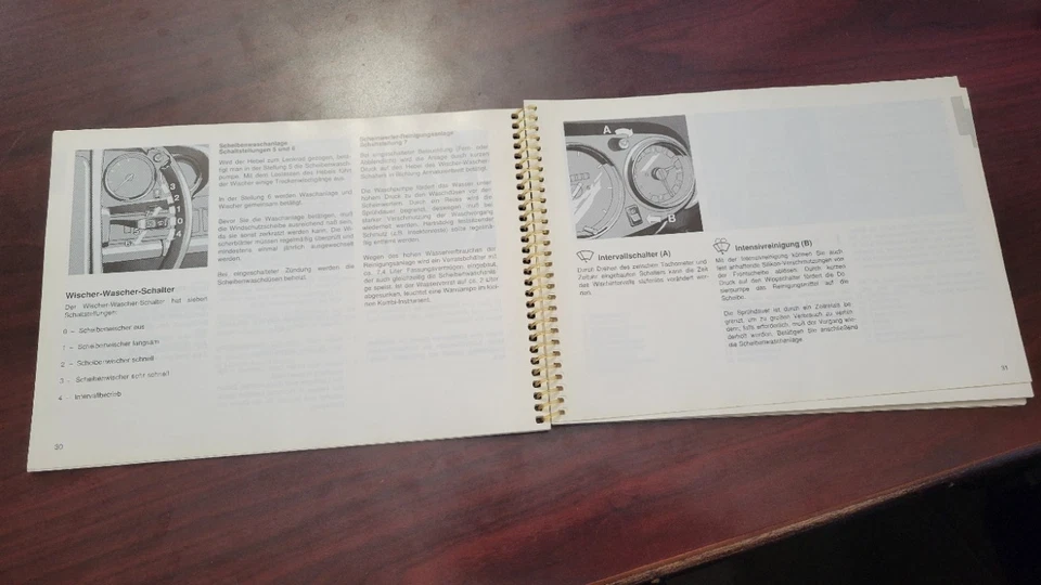 Porsche 911 Turbo 964 German 1990 Print 96451091 Great Condition From Estate - Image 2 of 4