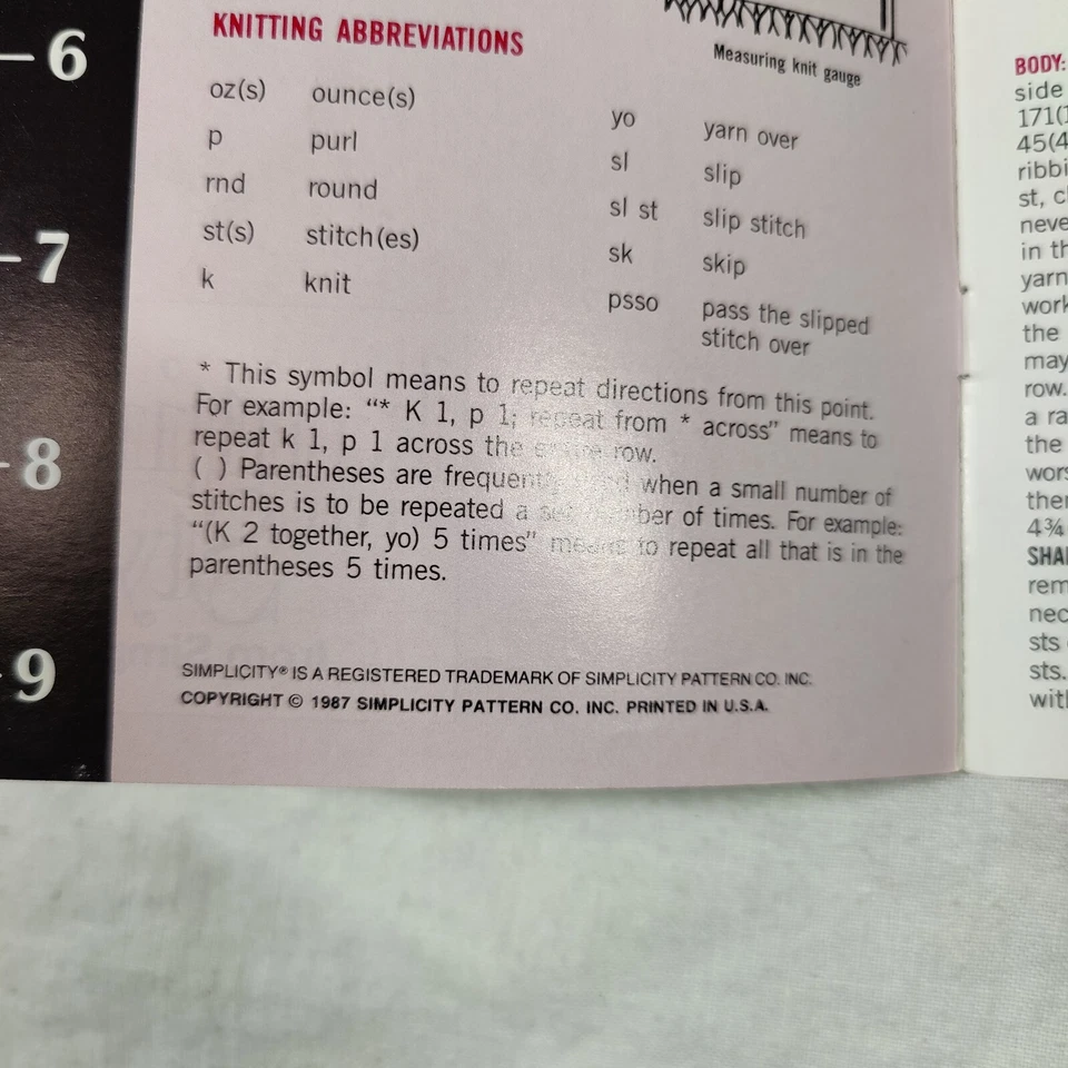 Simplicity Vintage 1987 Vests to Knit Yarn Knitting With Style Pattern Book 0469 - Image 4 of 4