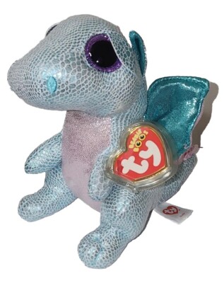 Ty Beanie Boos - HOLLY the Dragon Claire's Excl. 6'' NEW MWMTs Stuffed Animal Toy