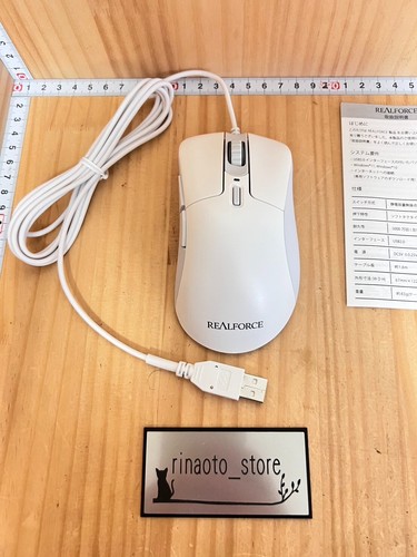 Topre REALFORCE RFM02U31 RM1 USB PC Gaming Super Blanc Souris Fil 6 Boutons Neuf - Photo 7/12