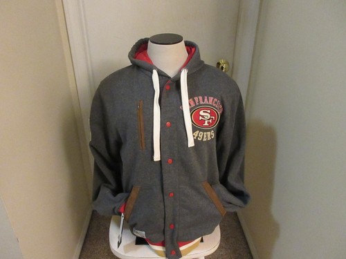 San Francisco 49ers Carl Banks Reversible Jacket New WT - Picture 2 of 15