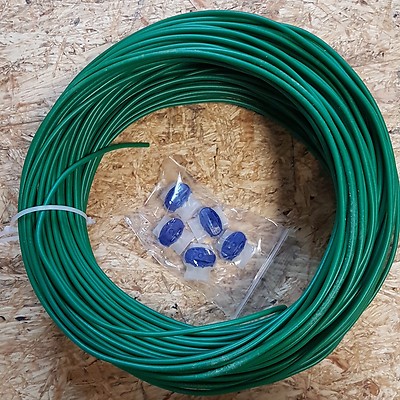 25m Kabel Begrenzungsdraht + 5 Kabel Verbinder für Yardforce SC 600 Eco SA 900
