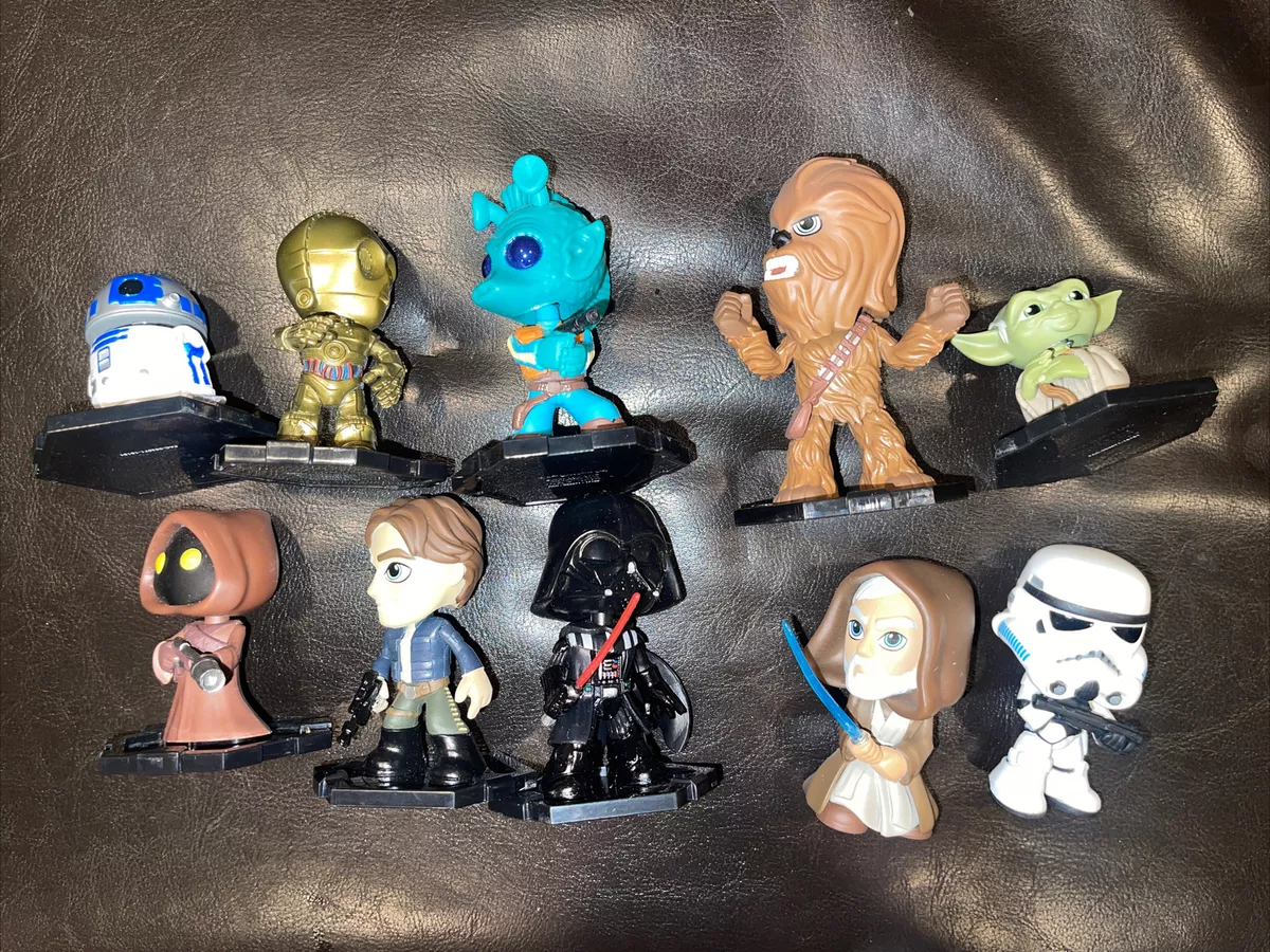 Funko Pop! Mini Star Wars - Bobble Head Mystery Mini Lot Of 10 Pre-Owned