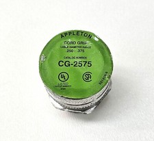 Appleton CG-2575 Strain Relief Aluminum Cord Connector 3/4"  .250 - .375  NEW