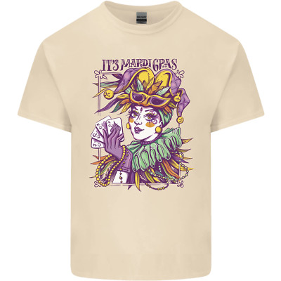 Its Mardi Gras Karneval Herren Baumwolle T-Shirt Tee Oberteil