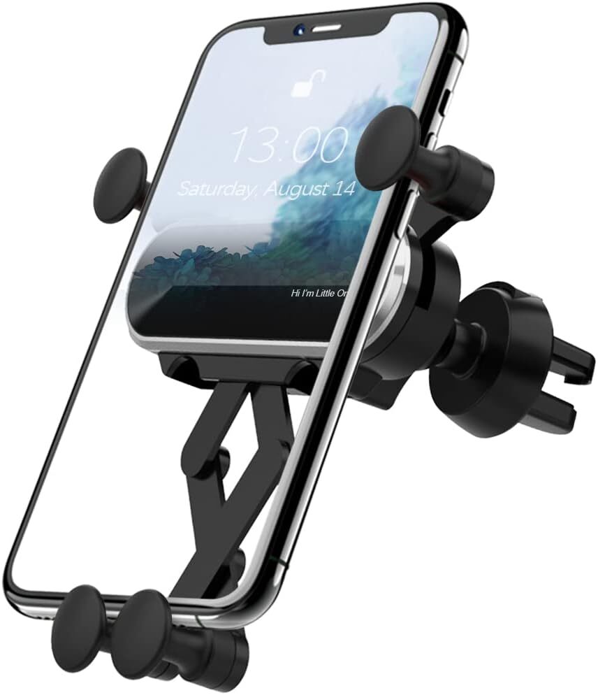 Phone Holder Mount for Car Adjustable Durable Gravity Phone Holder for Air Vent